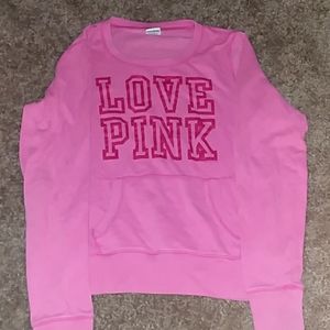 Vs pink Sweatshirt with pocket